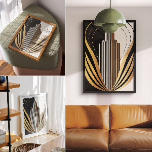 Dekorativní plakát Art deco