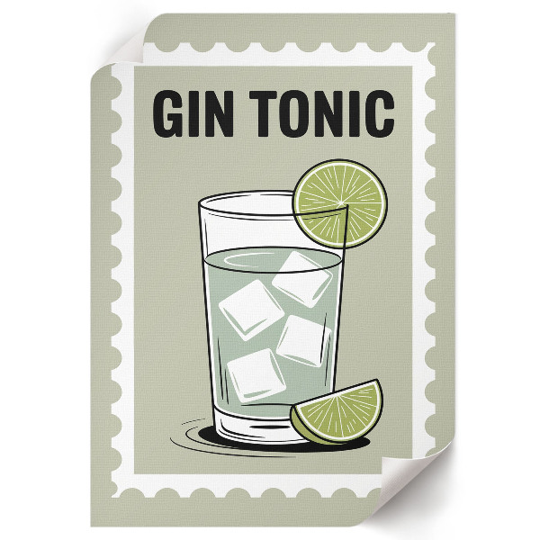 Nástěnný plakát Gin s tonikem