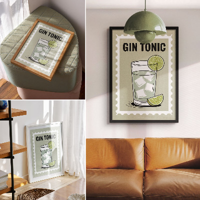 Nástěnný plakát Gin s tonikem