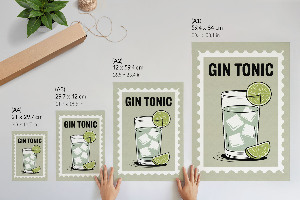 Nástěnný plakát Gin s tonikem