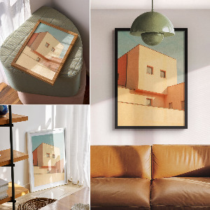 Plakát na zeď Moderní architektura