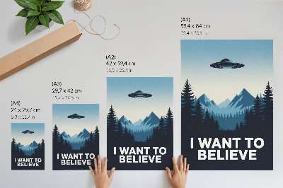 Plakát Plakát s UFO