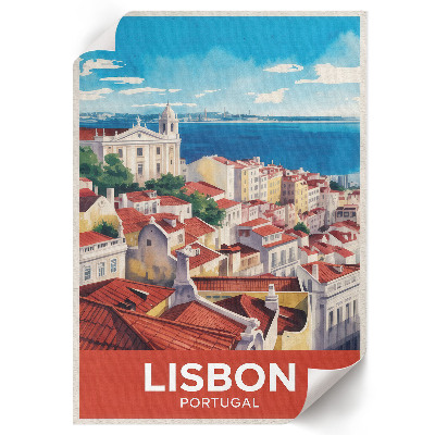 Plakát Lisabon Portugalsko