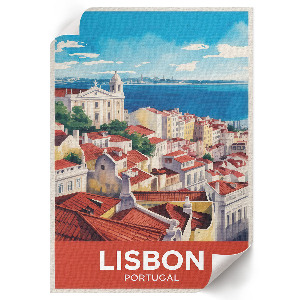 Plakát Lisabon Portugalsko