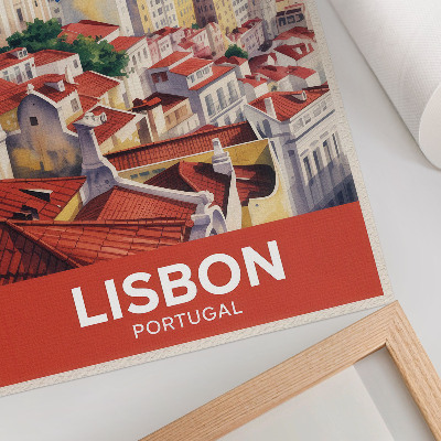 Plakát Lisabon Portugalsko