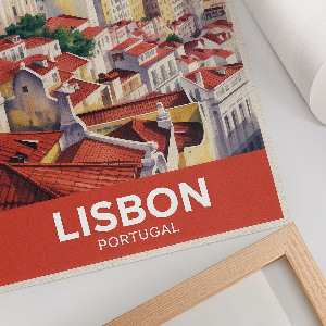 Plakát Lisabon Portugalsko