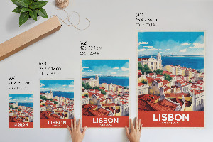 Plakát Lisabon Portugalsko
