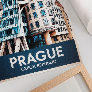 Plakát na zeď Architektura Praha