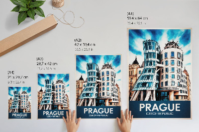 Plakát na zeď Architektura Praha