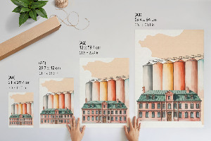 Plakát na zeď Průmyslová architektura