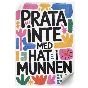 Nástěnný plakát Text a barvy
