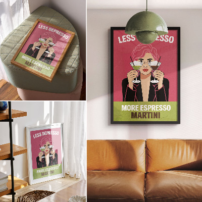 Plakát Koktejlový pop-art