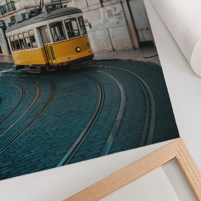Dekorativní plakát Městská tramvaj