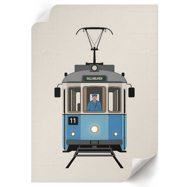 Tisk na plátno Nostalgická tramvaj