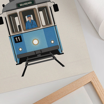 Tisk na plátno Nostalgická tramvaj