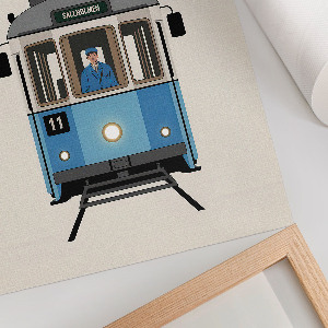 Tisk na plátno Nostalgická tramvaj
