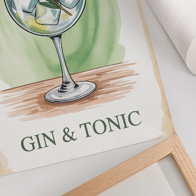 Dekorativní plakát Gin tonik