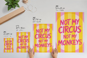 Nástěnný plakát Ne můj cirkus
