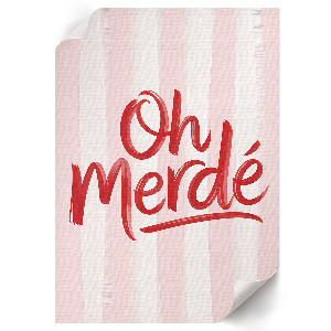 Plakát Ach Merde