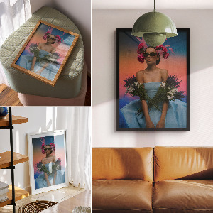 Plakát na zeď Květinový styling