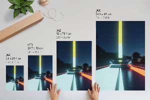 Dekorativní plakát Futuristické auto