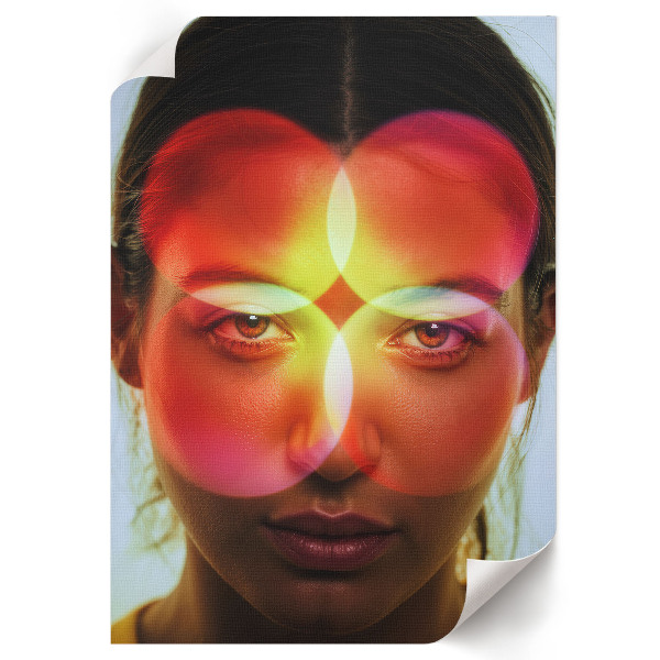 Dekorativní plakát Kaleidoskopický obličej