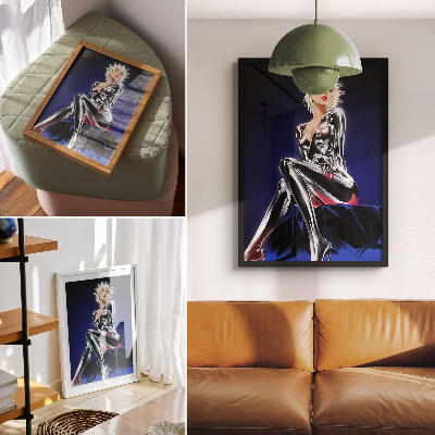 Nástěnný plakát Futuristická postava