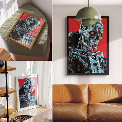 Nástěnný plakát Futuristický robot