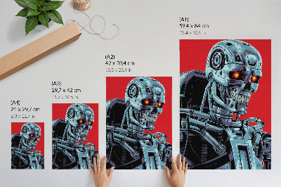 Nástěnný plakát Futuristický robot