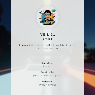 Nástěnný plakát Jízda motorem v noci