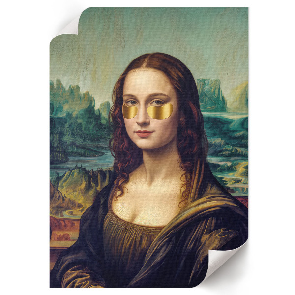Plakát z fotky Moderní Mona Lisa