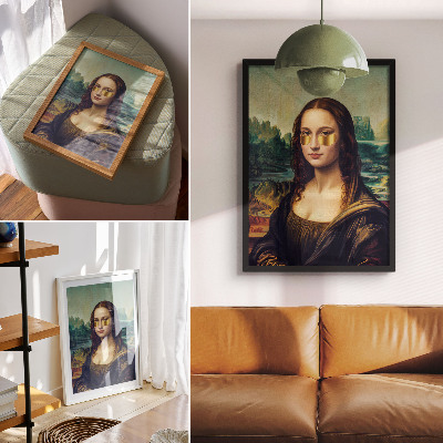 Plakát z fotky Moderní Mona Lisa