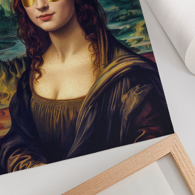 Plakát z fotky Moderní Mona Lisa
