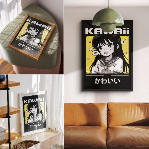 Plakát na zeď Kawaii anime