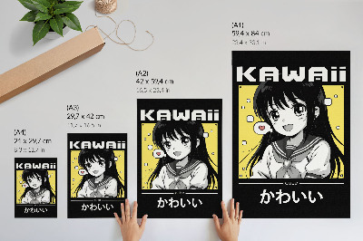 Plakát na zeď Kawaii anime
