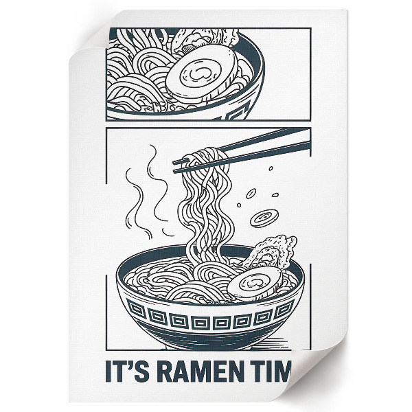 Dekorativní plakát Ramen komiks