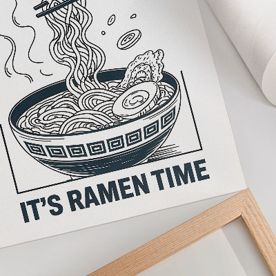 Dekorativní plakát Ramen komiks