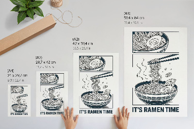 Dekorativní plakát Ramen komiks