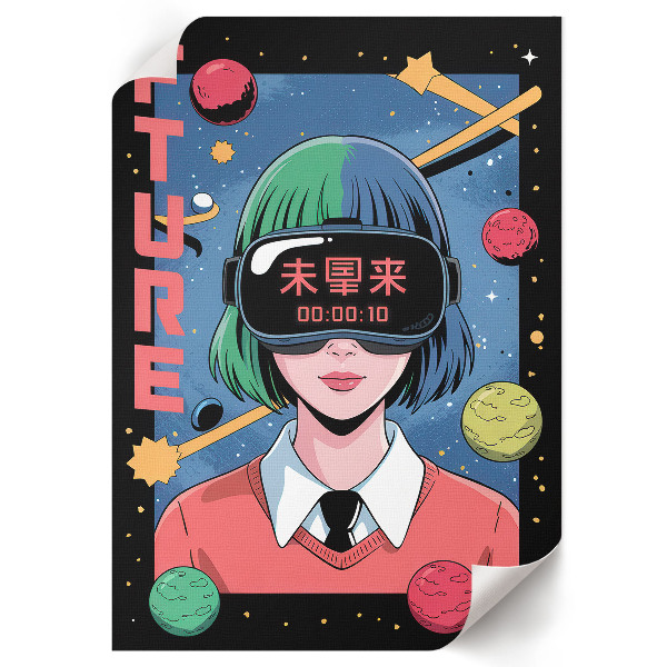 Tisk na plátno Budoucí anime