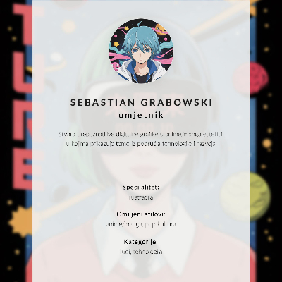 Nástěnný plakát Futuristická grafika