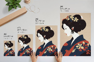 Plakát Japonská žena