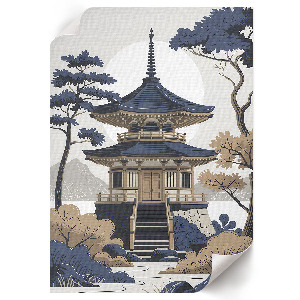 Plakát na zeď Japonský chrám