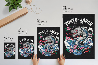 Nástěnný plakát Japonský drak
