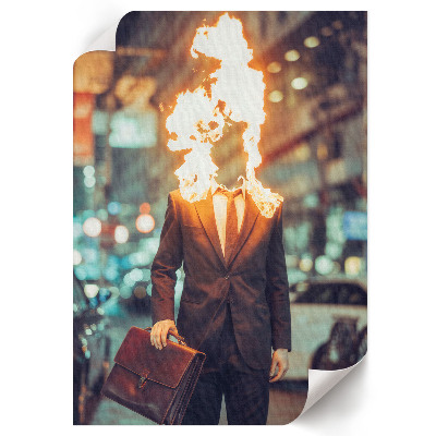 Dekorativní plakát Burning Man