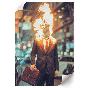 Dekorativní plakát Burning Man