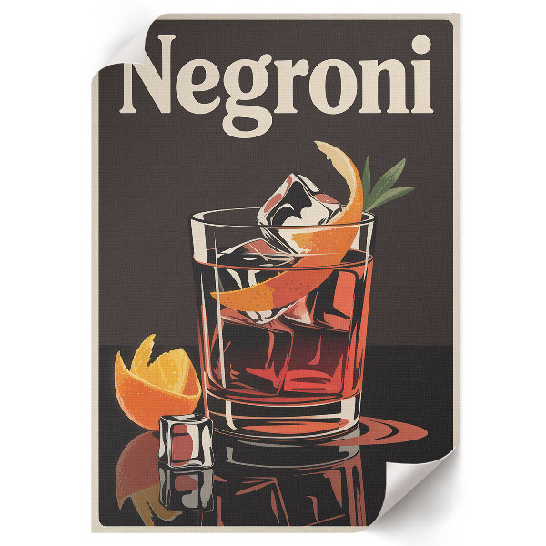 Plakát na zeď Negroni nápoj