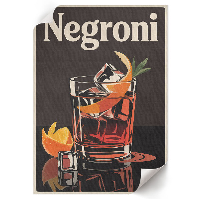 Plakát na zeď Negroni nápoj