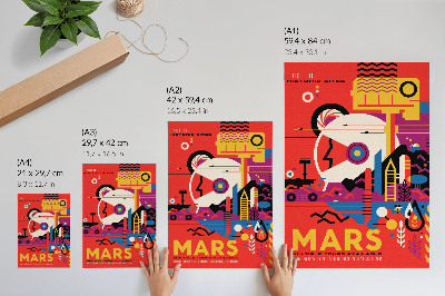 Plakát z fotky Cesta na Mars