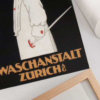 Plakát na zeď Waschanstalt Curych