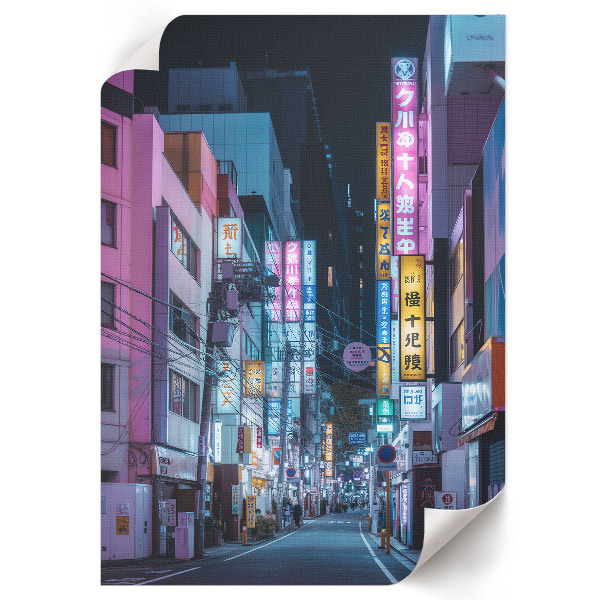 Dekorativní plakát Ulice v Japonsku